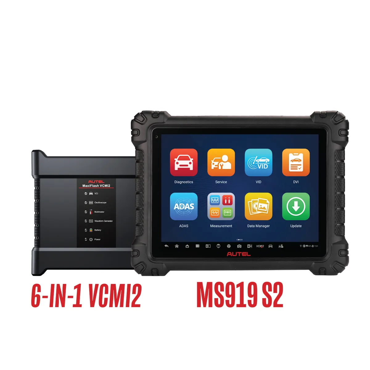 Autel MaxiSys MS919 S2 Advanced Diagnostic Tool with MaxiFlash 6-in-1 VCMI2 product graphic 1 - Future Motive
